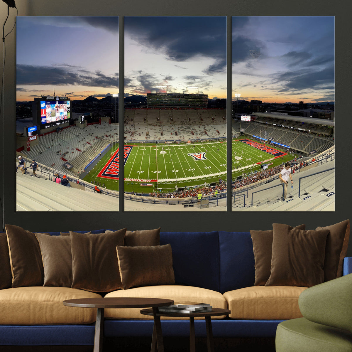Arizona Wildcats Football Team Print - Tucson Arizona