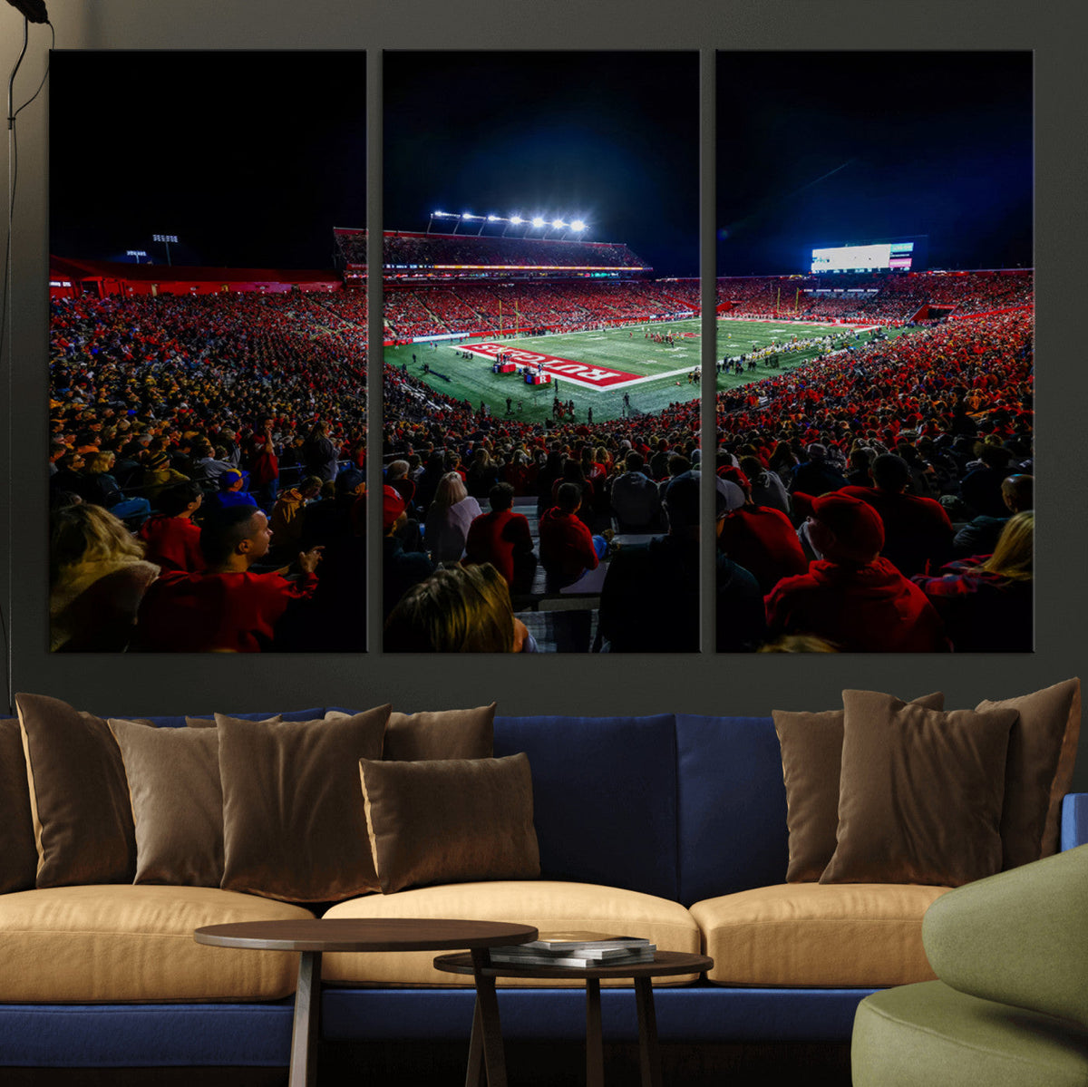 Rutgers Scarlet Knights Football Team Print - SHI Stadium,