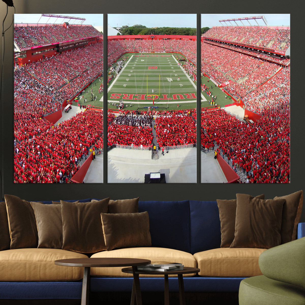 Rutgers Scarlet Knights Football Team Print - Piscataway SHI