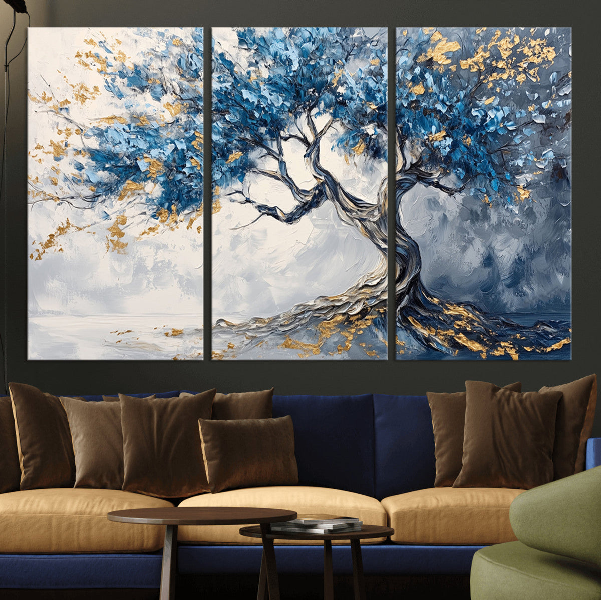 Abstract Tree Painting Canvas Wall Art | Tree of Life