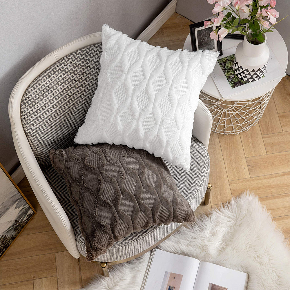Throw Pillow Covers Wide Variety of Colors (With/Without Insert) options size 18"x18"
