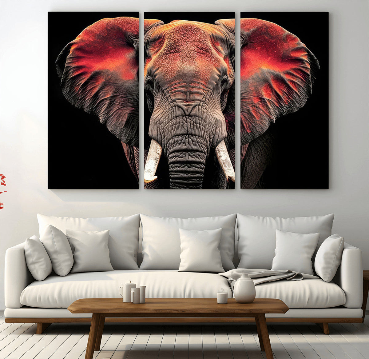 Elephant Wall Art Canvas Print
