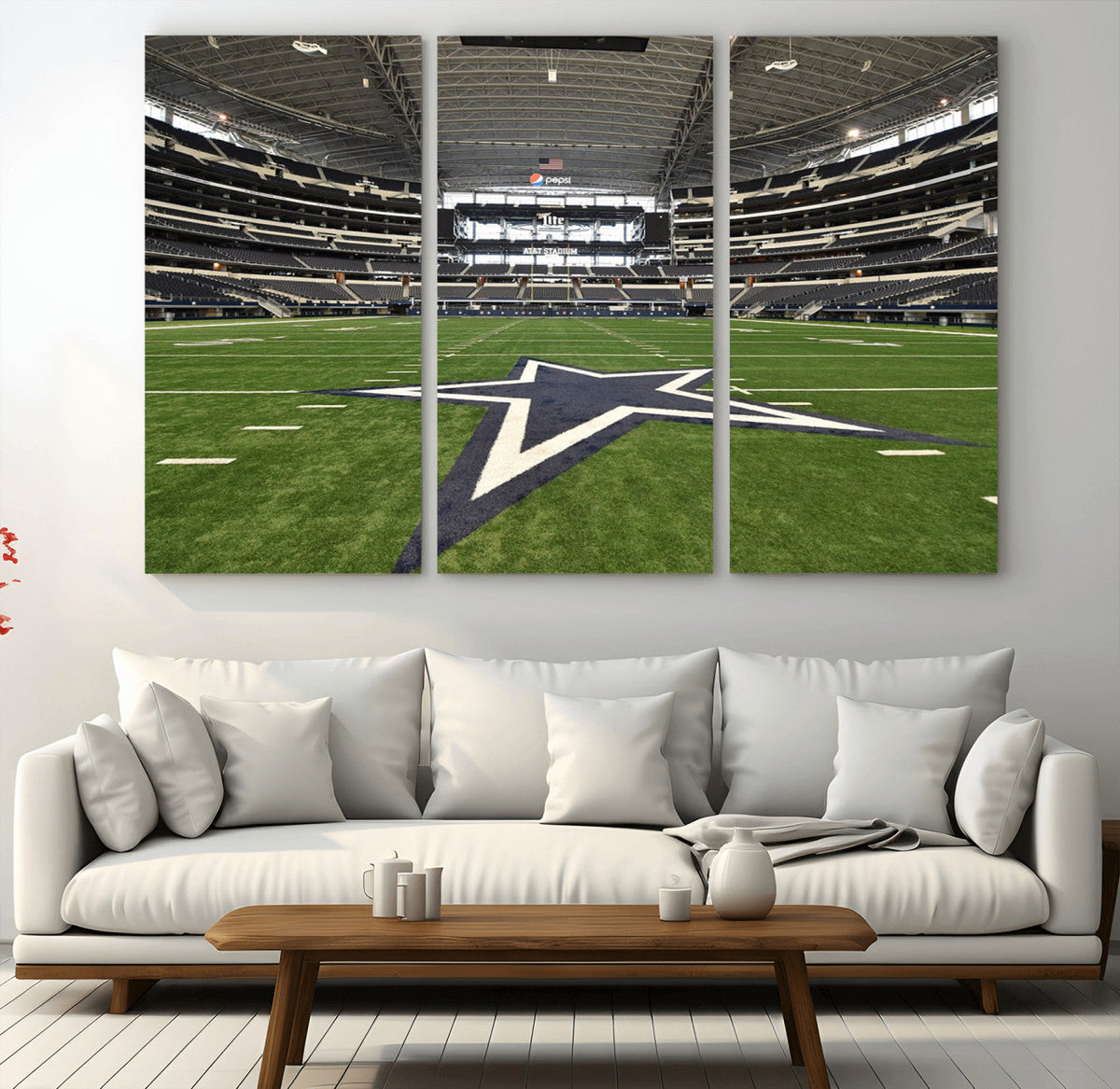 Dallas Cowboys Football Team Print - Arlington AT&T Stadium