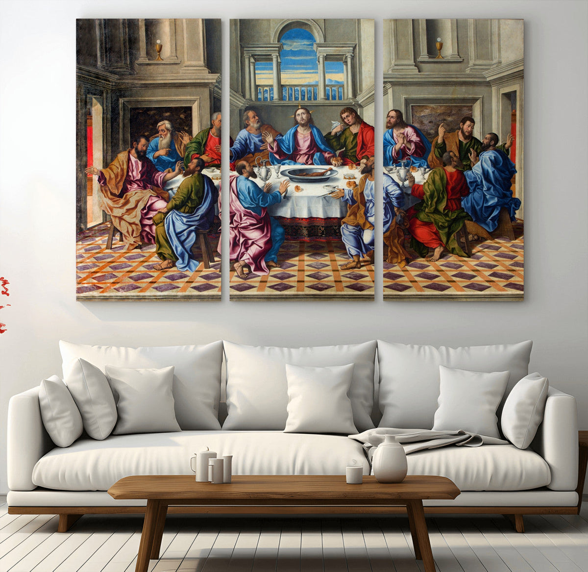The Last Supper Multi Panel Canvas Wall Art