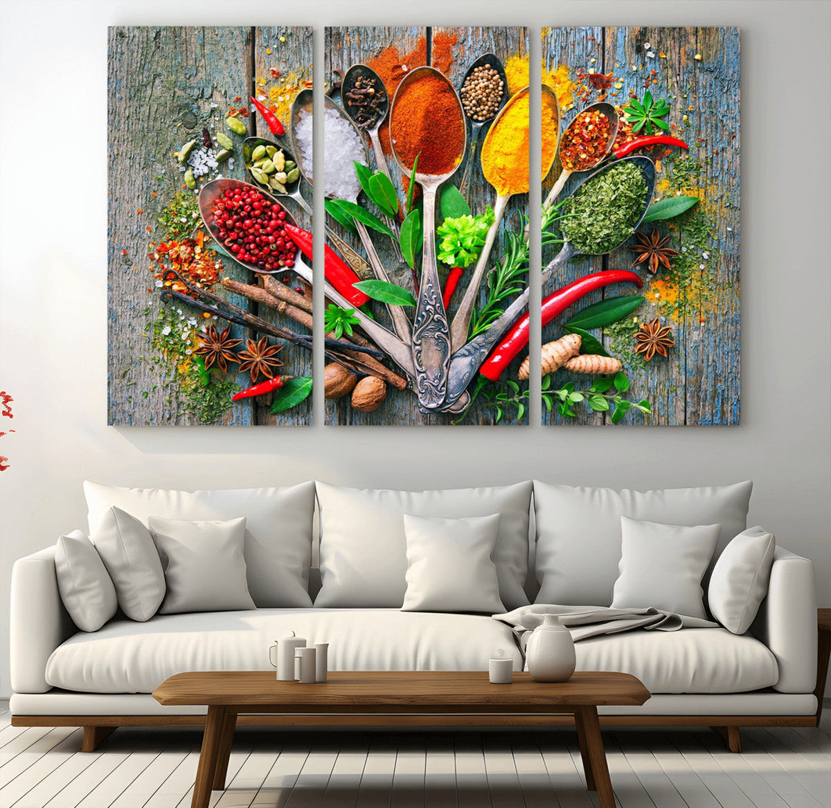 Spoonful of Spices Cooking Wall Art Canvas Print - Vibrant