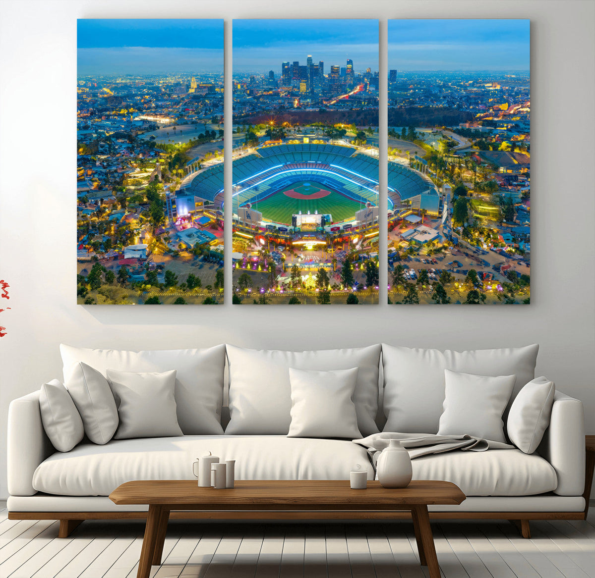 Los Angeles Dodgers Wall Art Canvas, Dodger Stadium Wall Art
