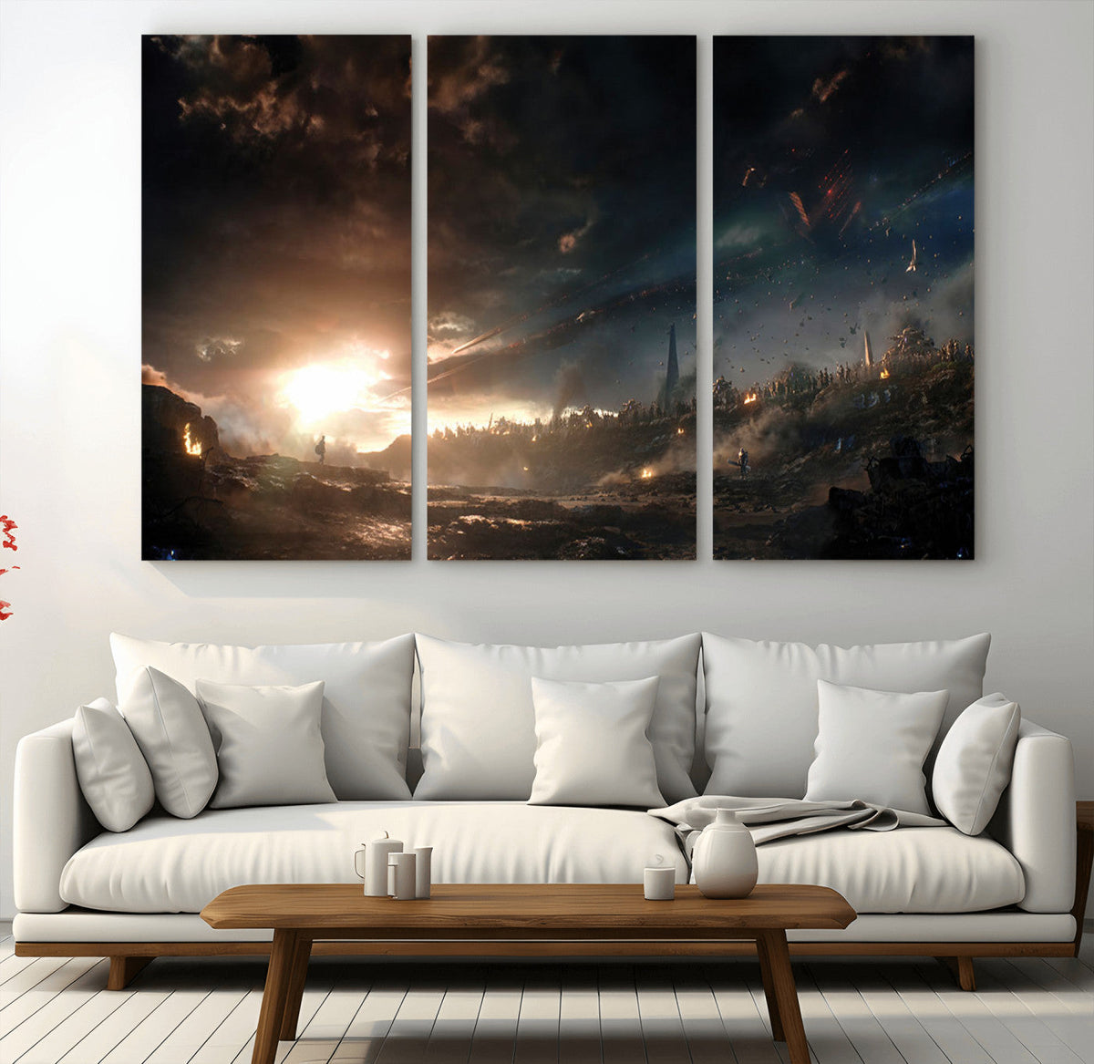 Avengers Planet Wall Art Canvas Print