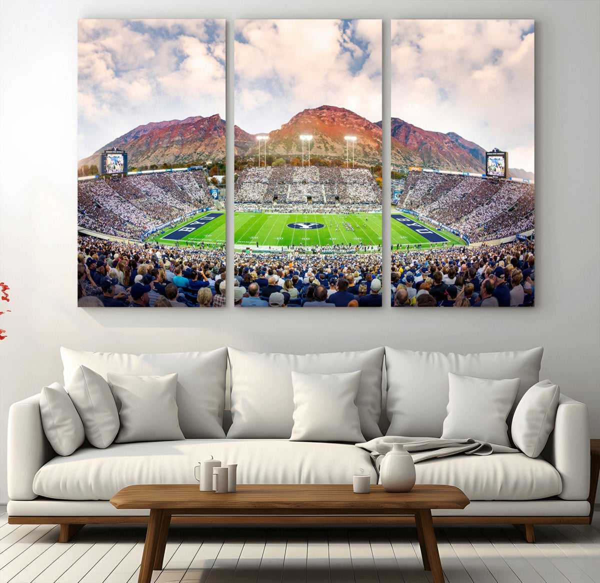 Brigham Young University Cougars Football Team Print - Provo