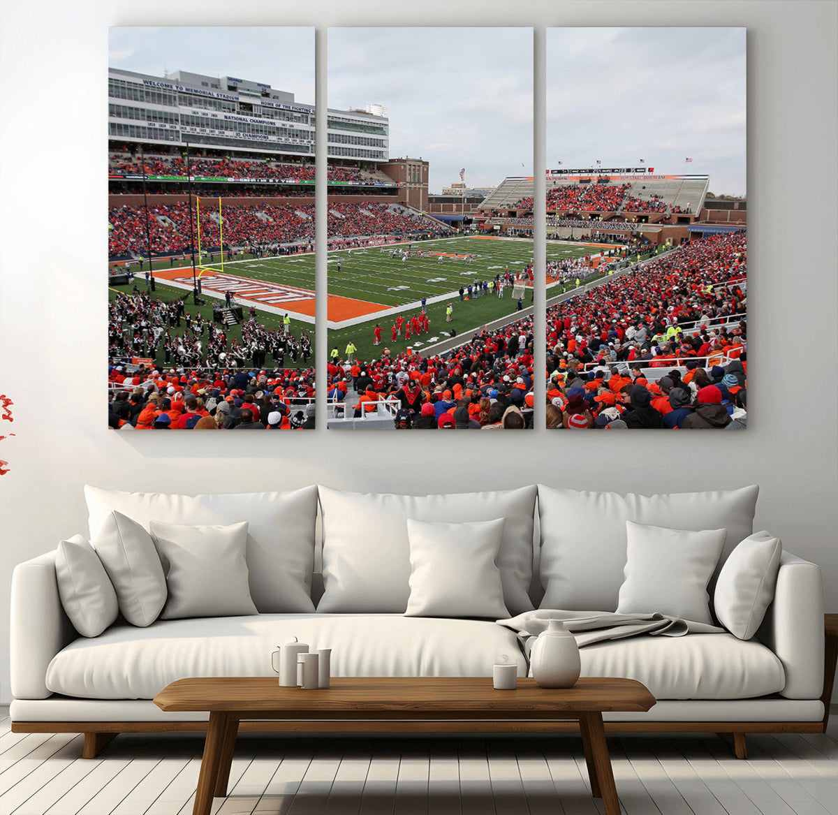 University of Illinois Fighting Illini Football Team Print -