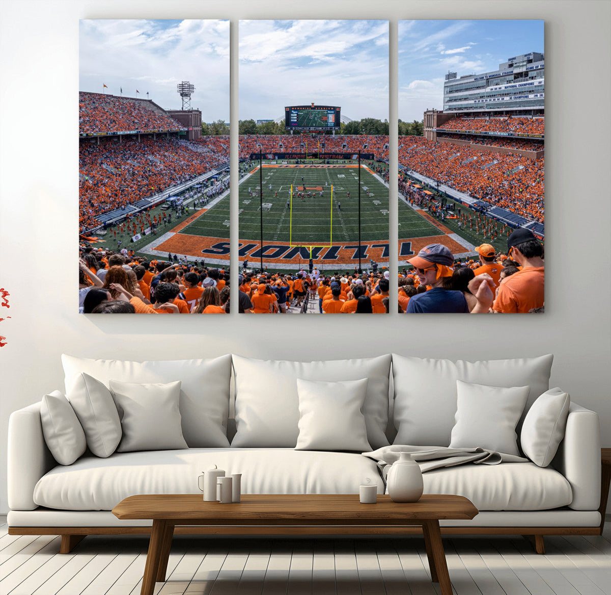 University of Illinois Fighting Illini Football Team Print