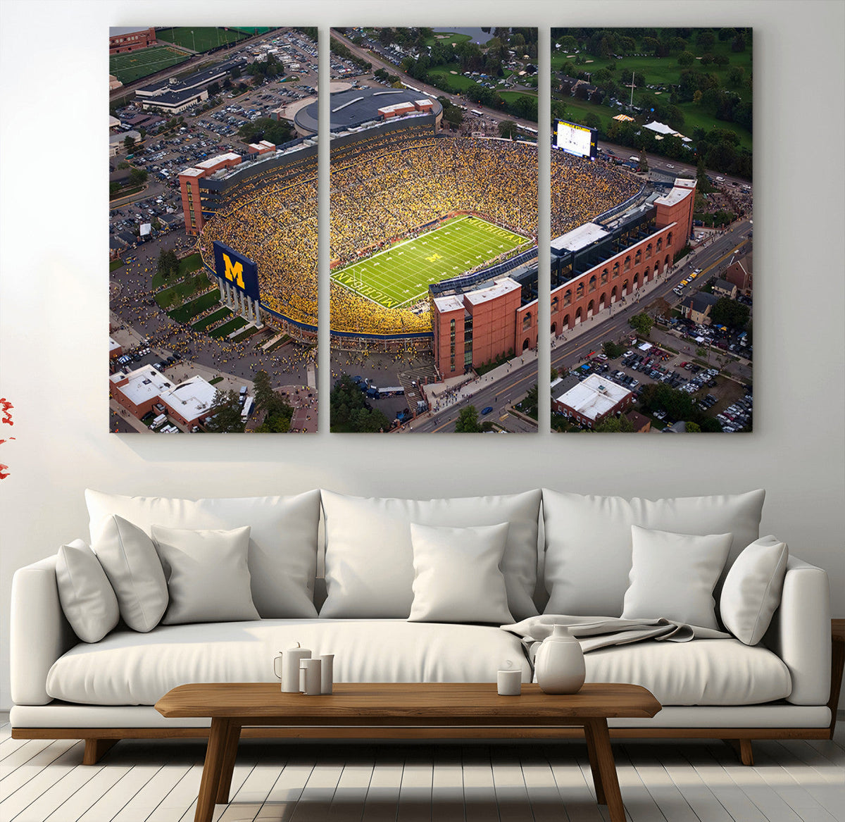 University of Michigan Wolverines Football Team Print - Ann