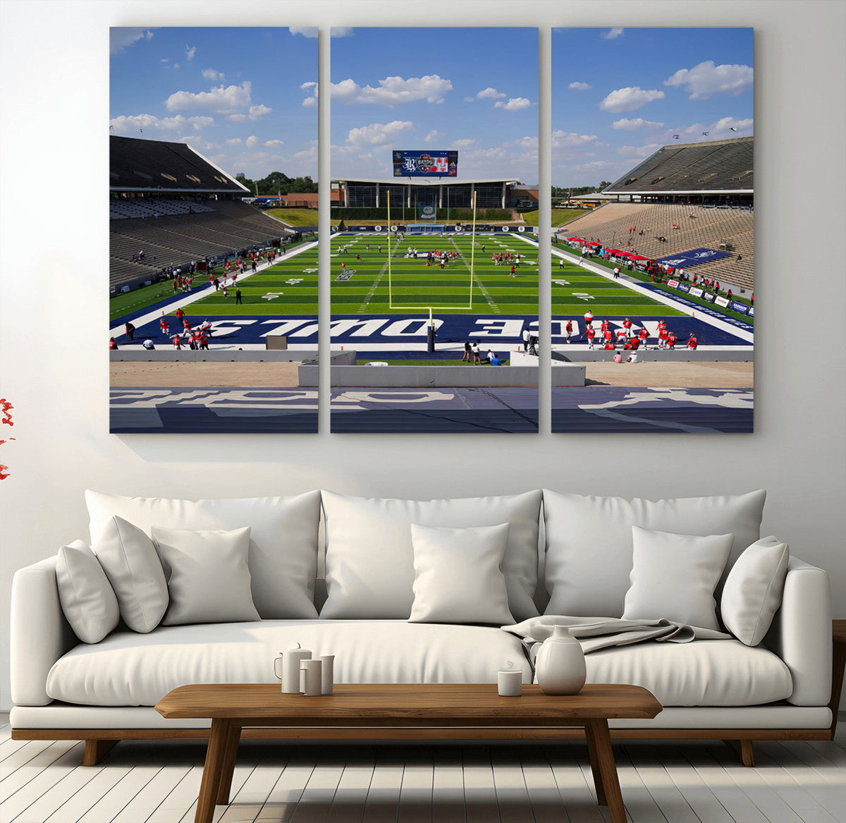 Rice University Owls Football Team Print - Houston Rice