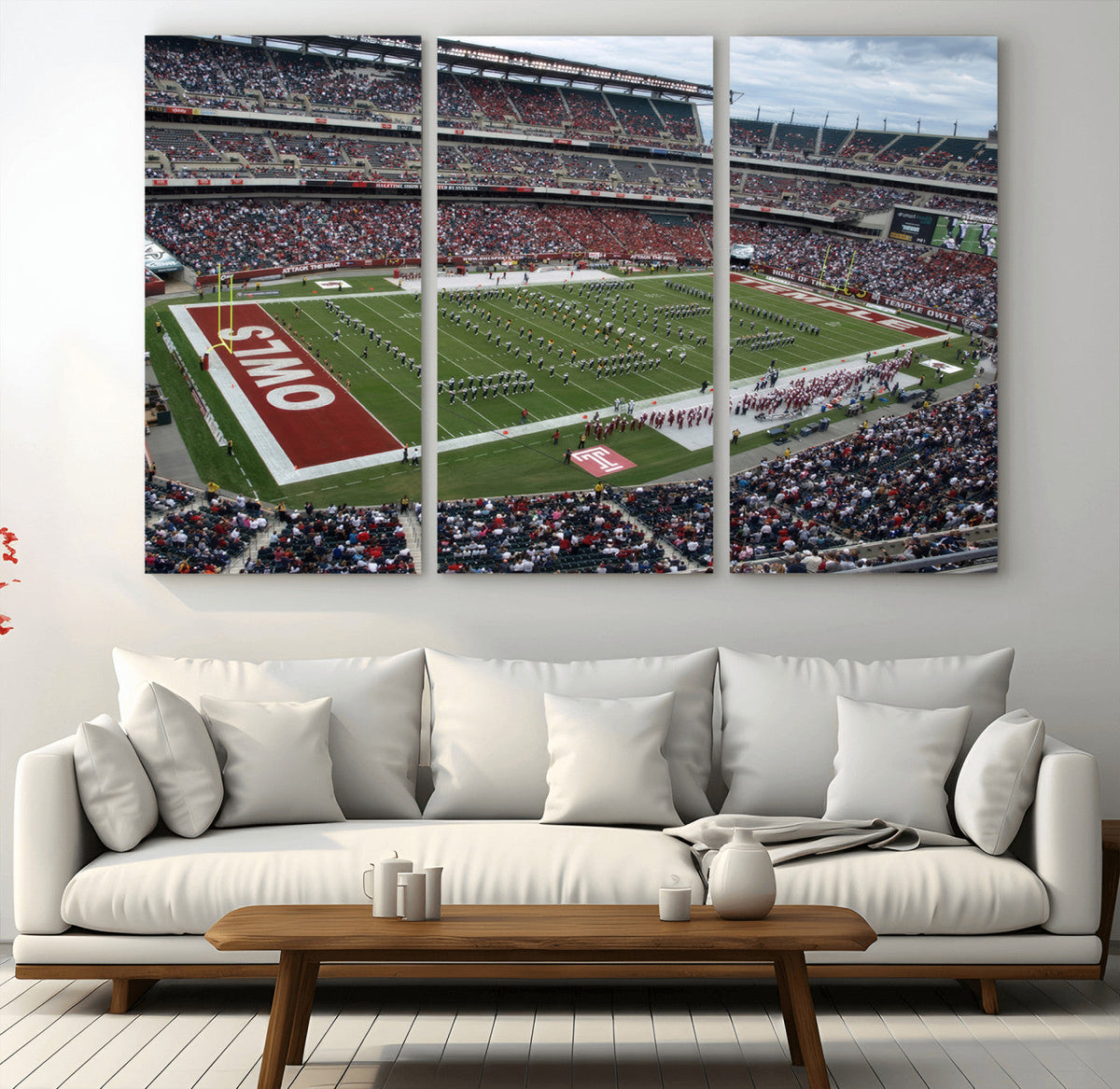 The Temple University Owls Athletics Team Print -