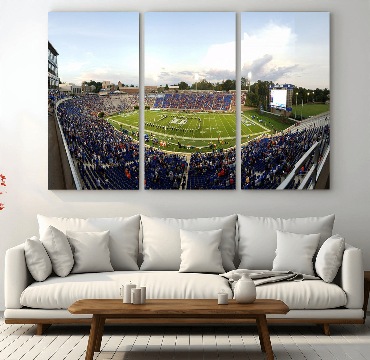 The Duke University Blue Devils Football Team Print - Durham