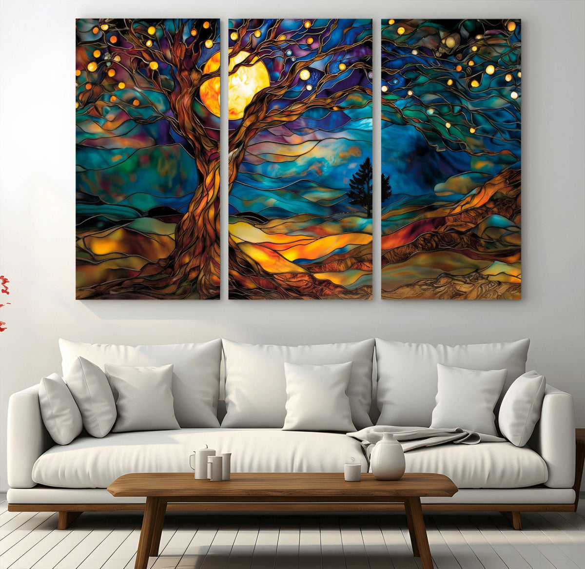Tree of Life Wall Art - Yggdrasil Tree of Life Canvas Print