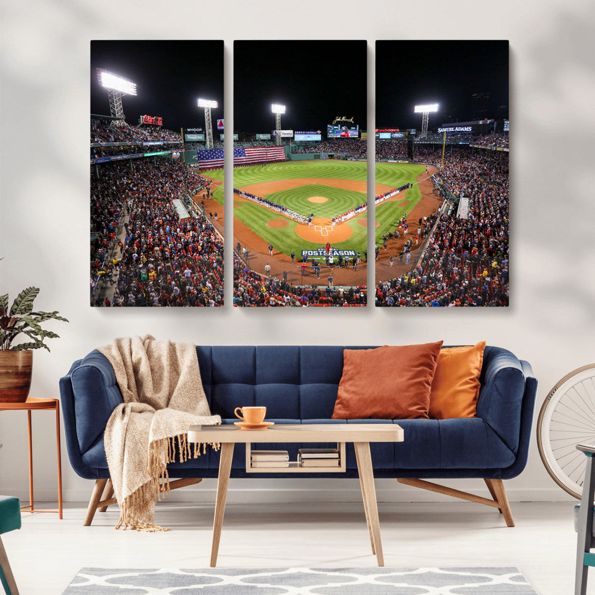 Fenway Park Wall Art Canvas Print | Large Baseball Stadium