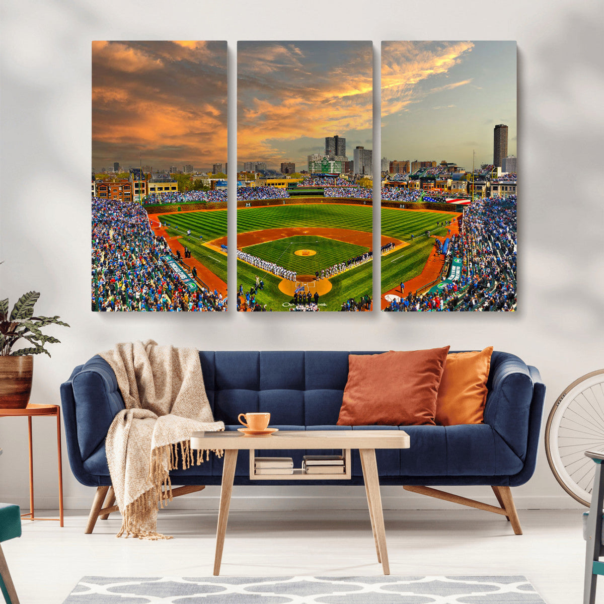 Chicago Wrigley Field Wall Art Canvas Print – Iconic