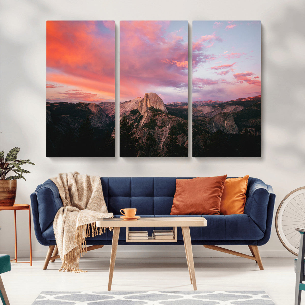Half Dome Wall Art Canvas Print – Framed Yosemite National