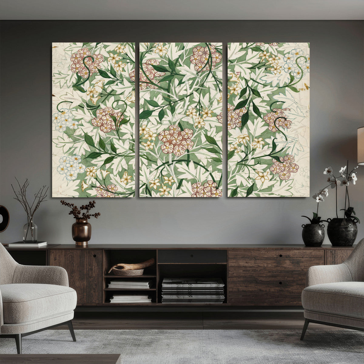William Morris Jasmine 1872 Canvas Wall Art — Arts and
