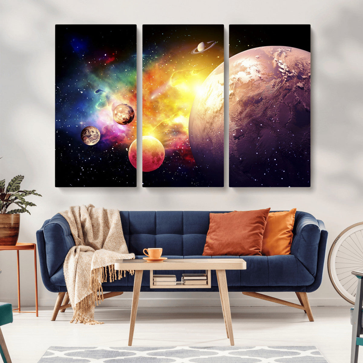 Space and Galaxy Canvas Print