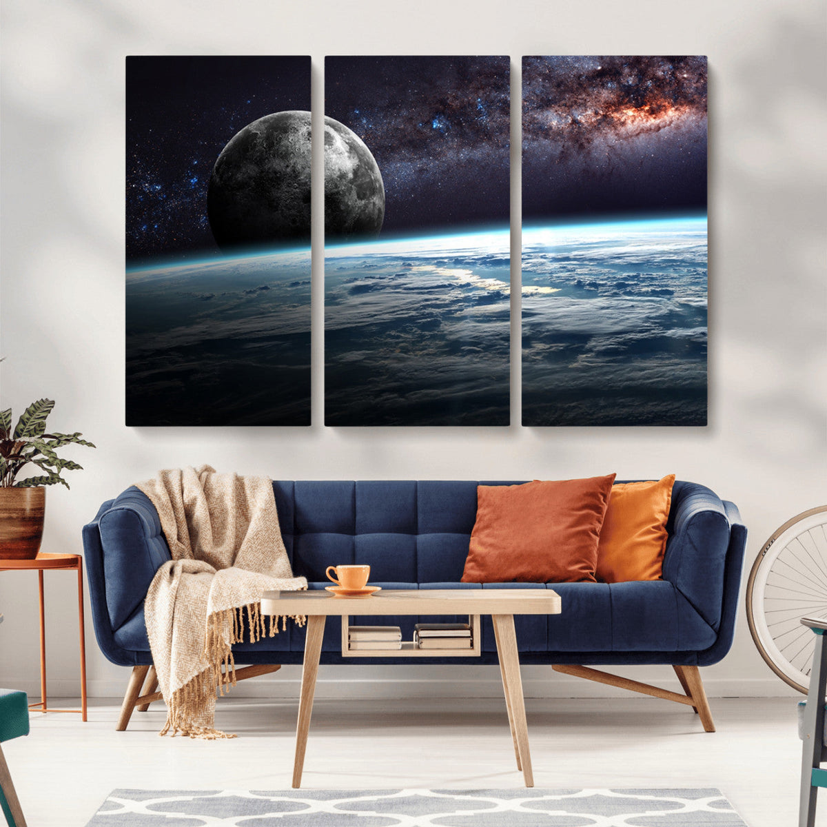 Space and Planet Canvas Print