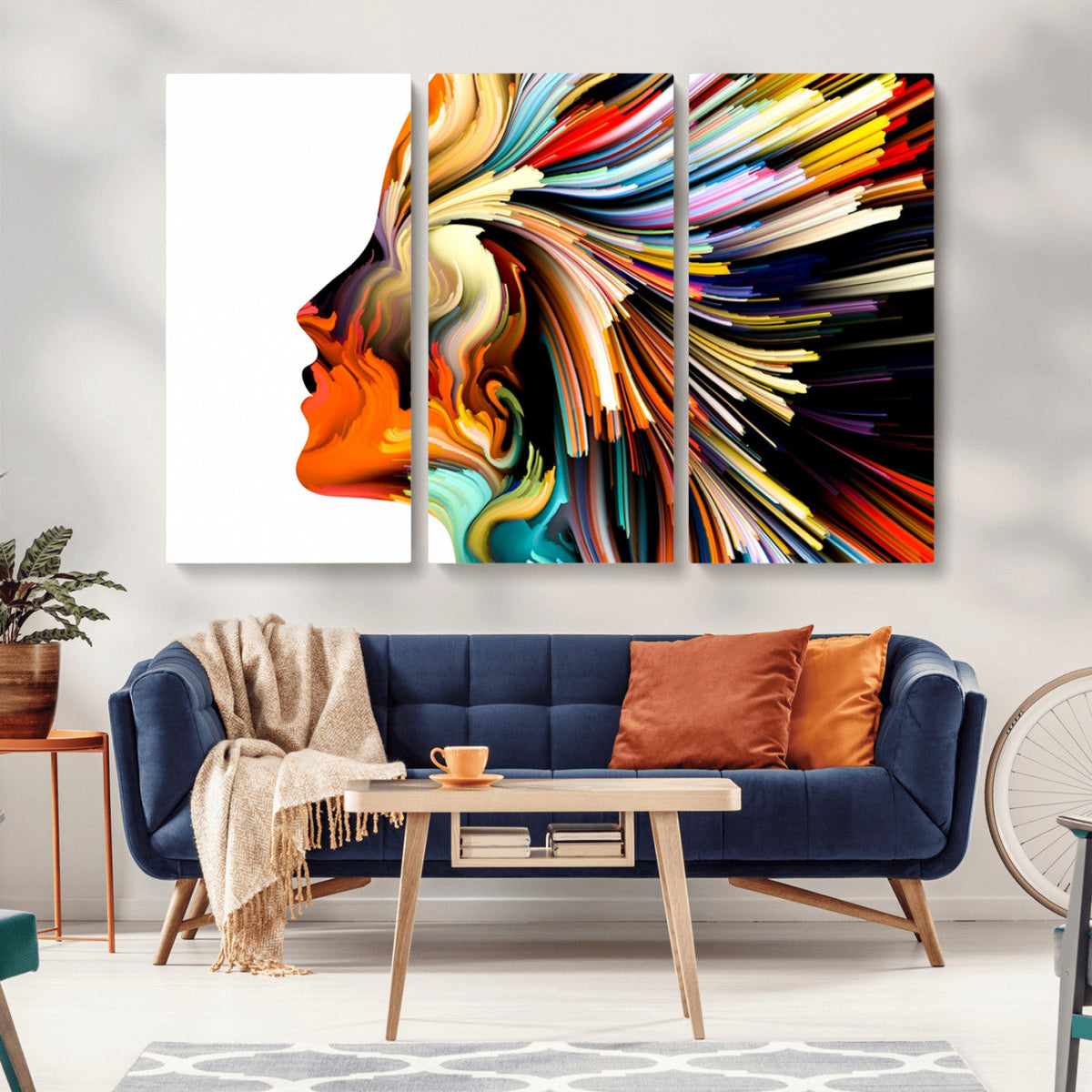 Profile Colors Canvas Print