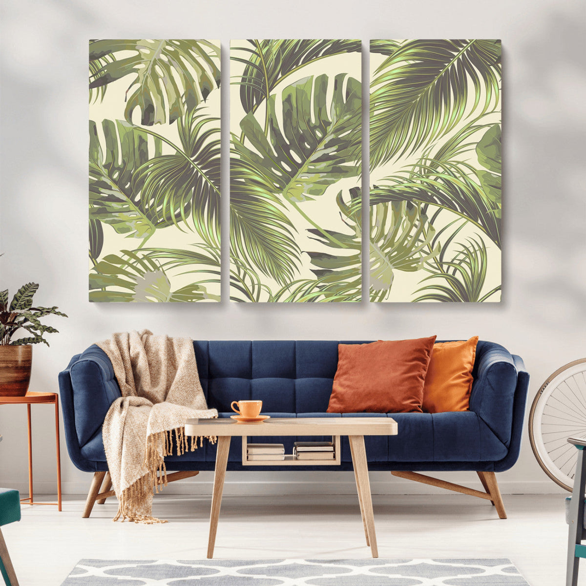 Palm Leaves Canvas Print