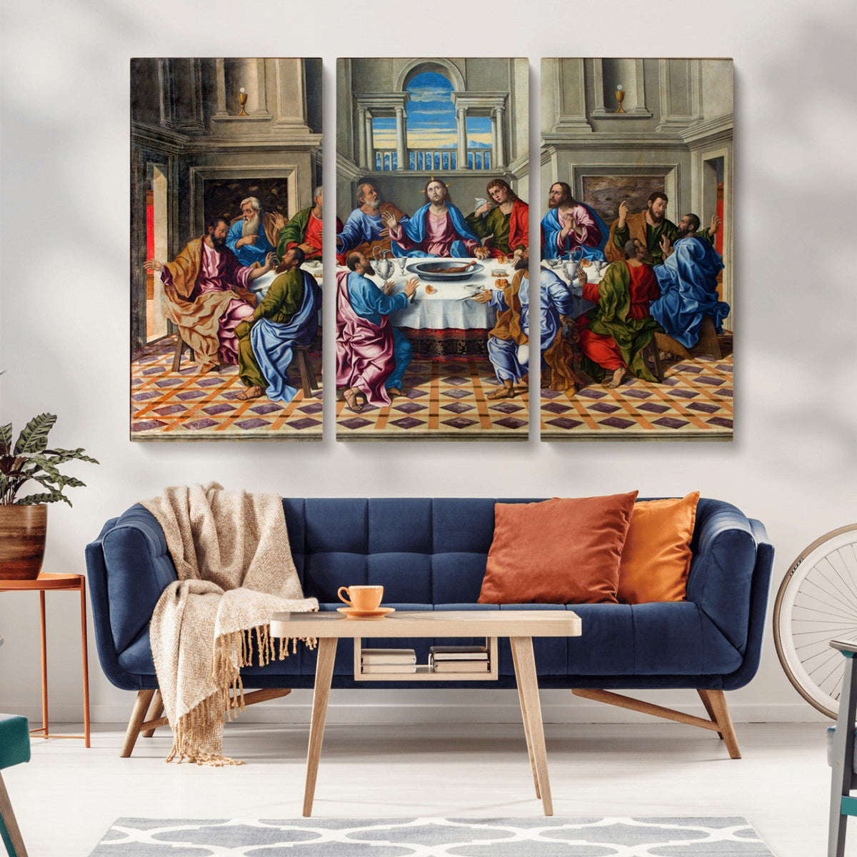 The Last Supper Multi Panel Canvas Wall Art