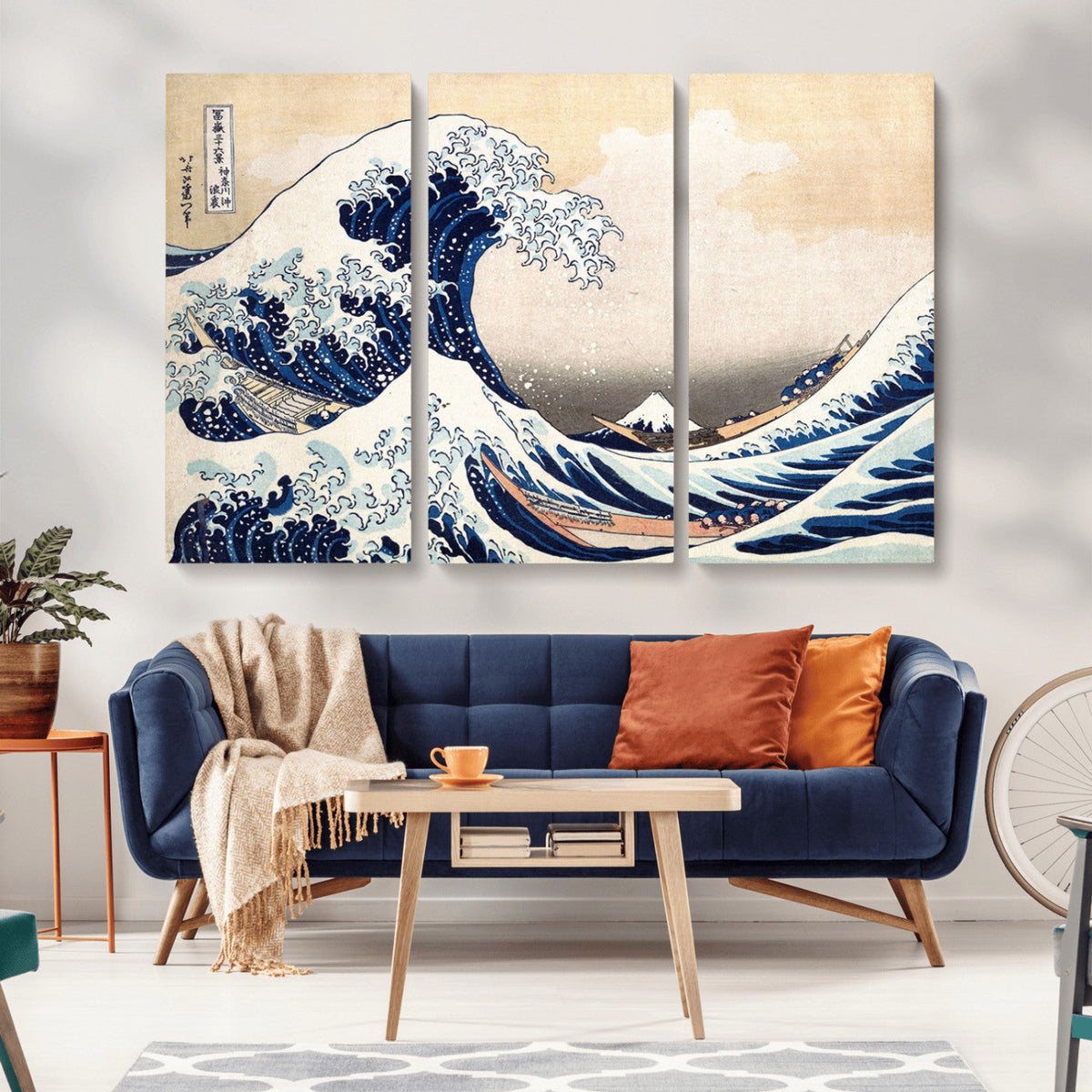 Hokusai: The Breaking Wave off Kanagawa Canvas Print