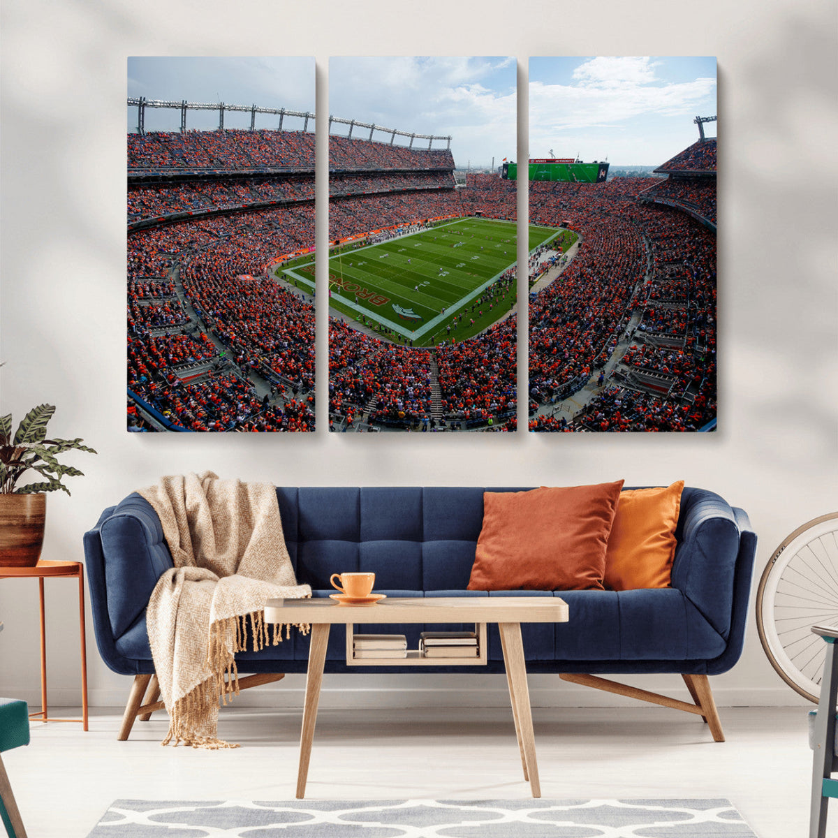 Denver Broncos Football Team Print - Empower Field Mile High