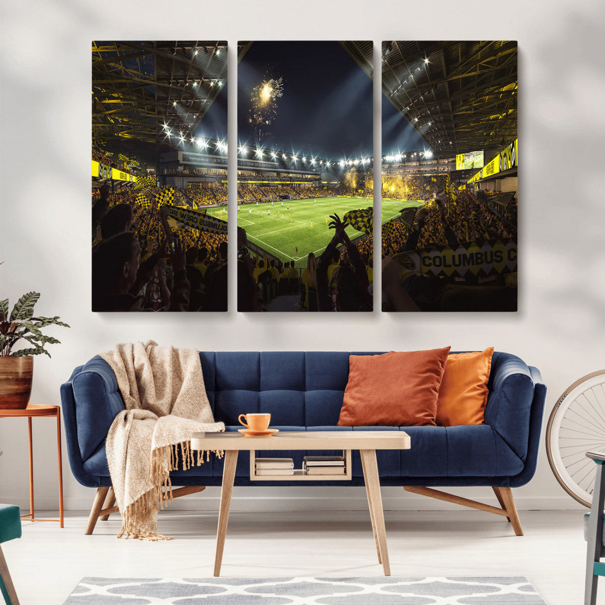 Columbus Crew Soccer Team Print - Columbus Crew Stadium Wall