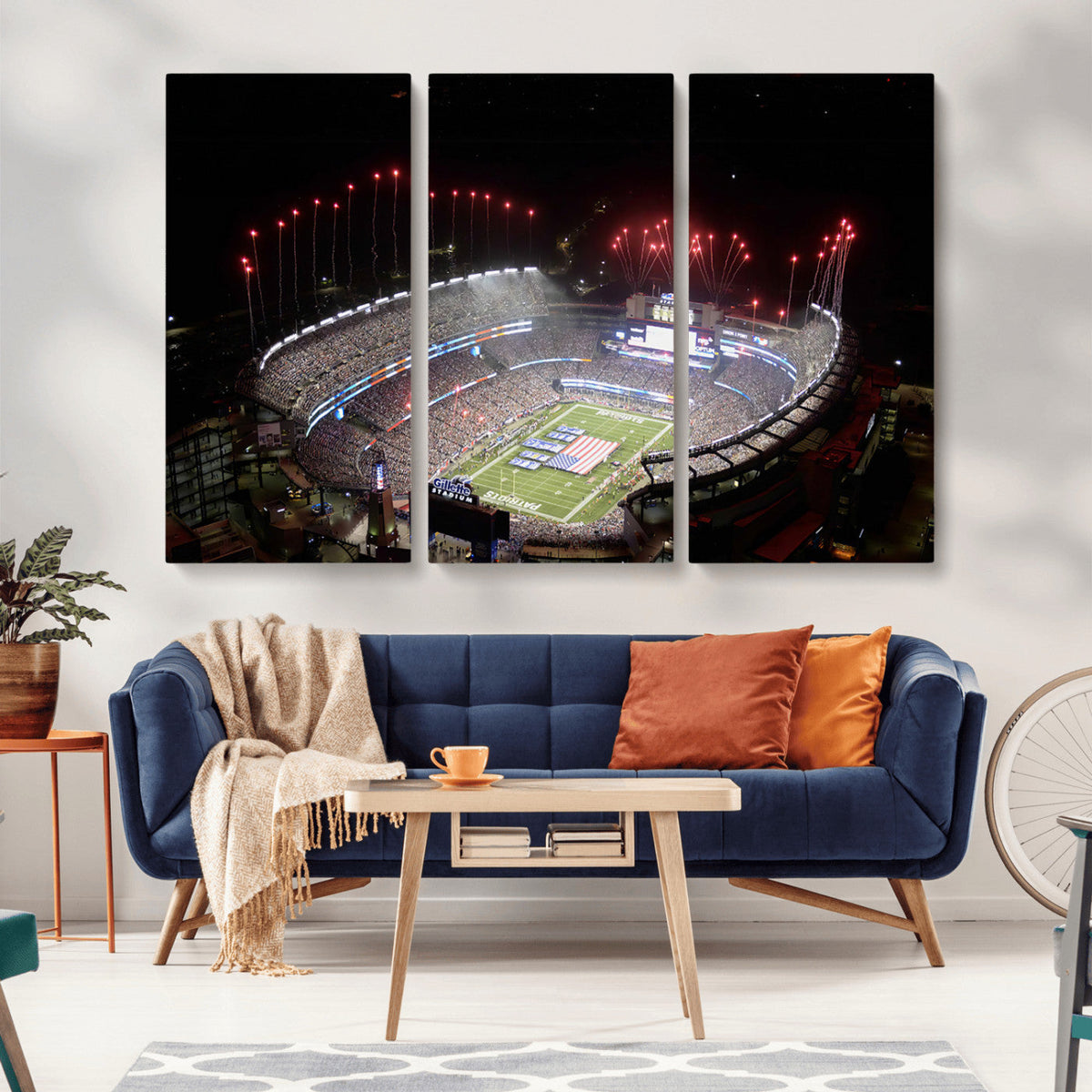 New England Patriots Team Print Wall Art- Foxborough