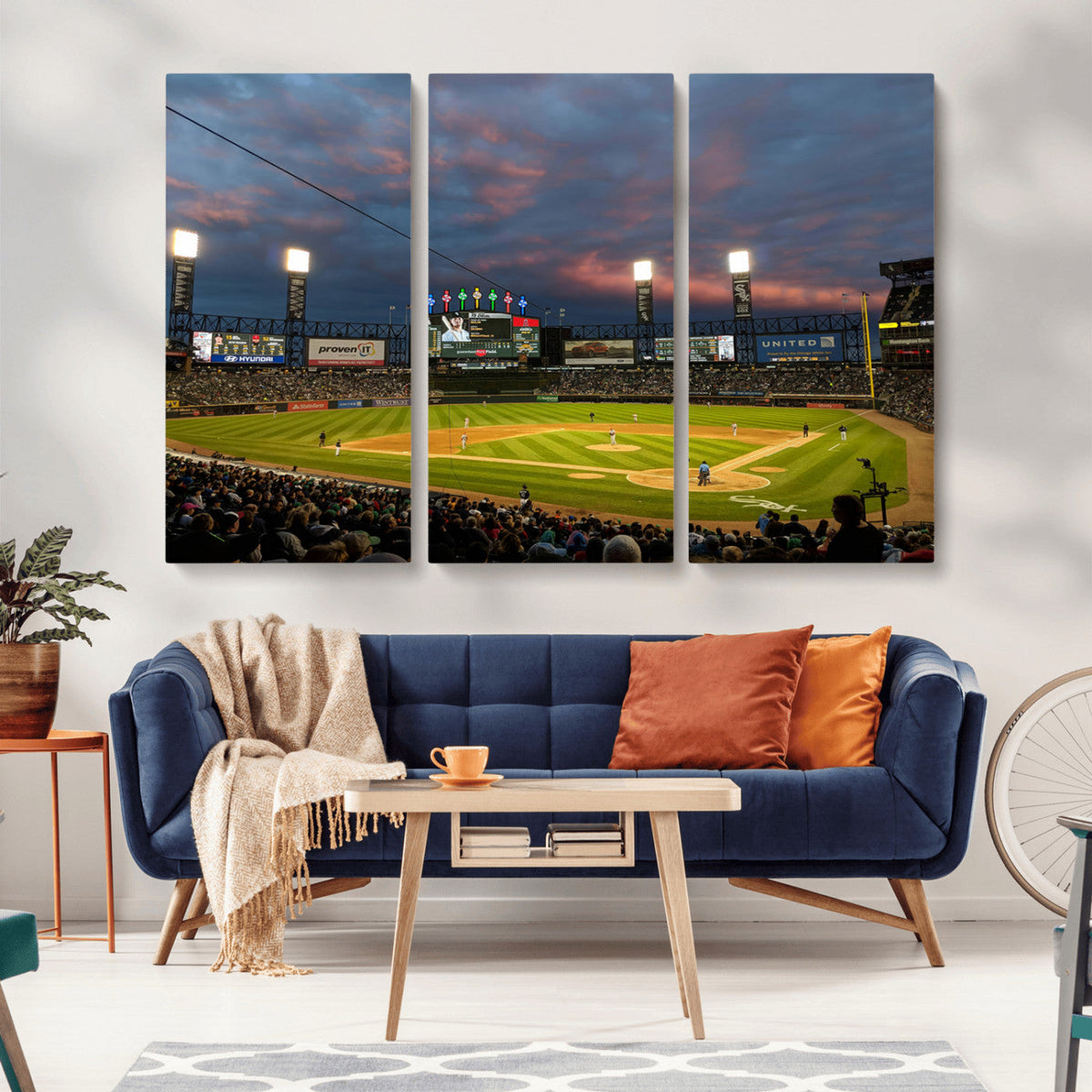 Chicago White Sox Baseball Team Print Canvas- Guaranteed