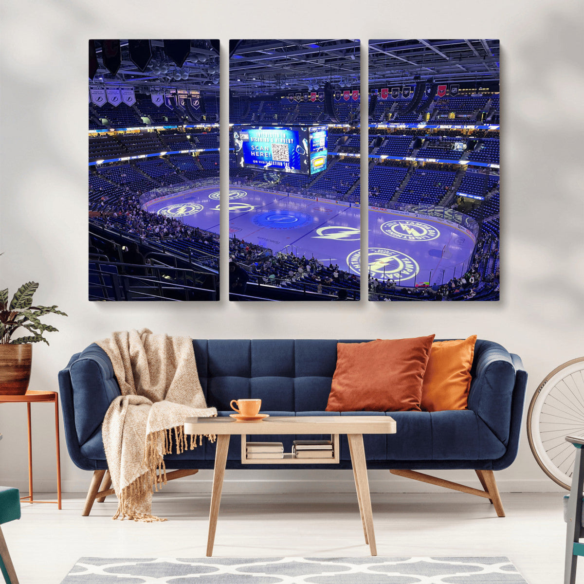 Amalie Arena Florida Wall Art Canvas Print - NHL Hockey