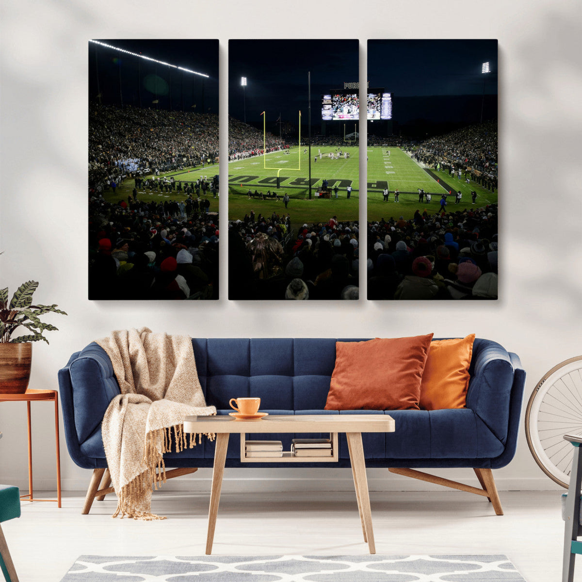 Purdue Boilermakers Football Team Print - West Lafayette