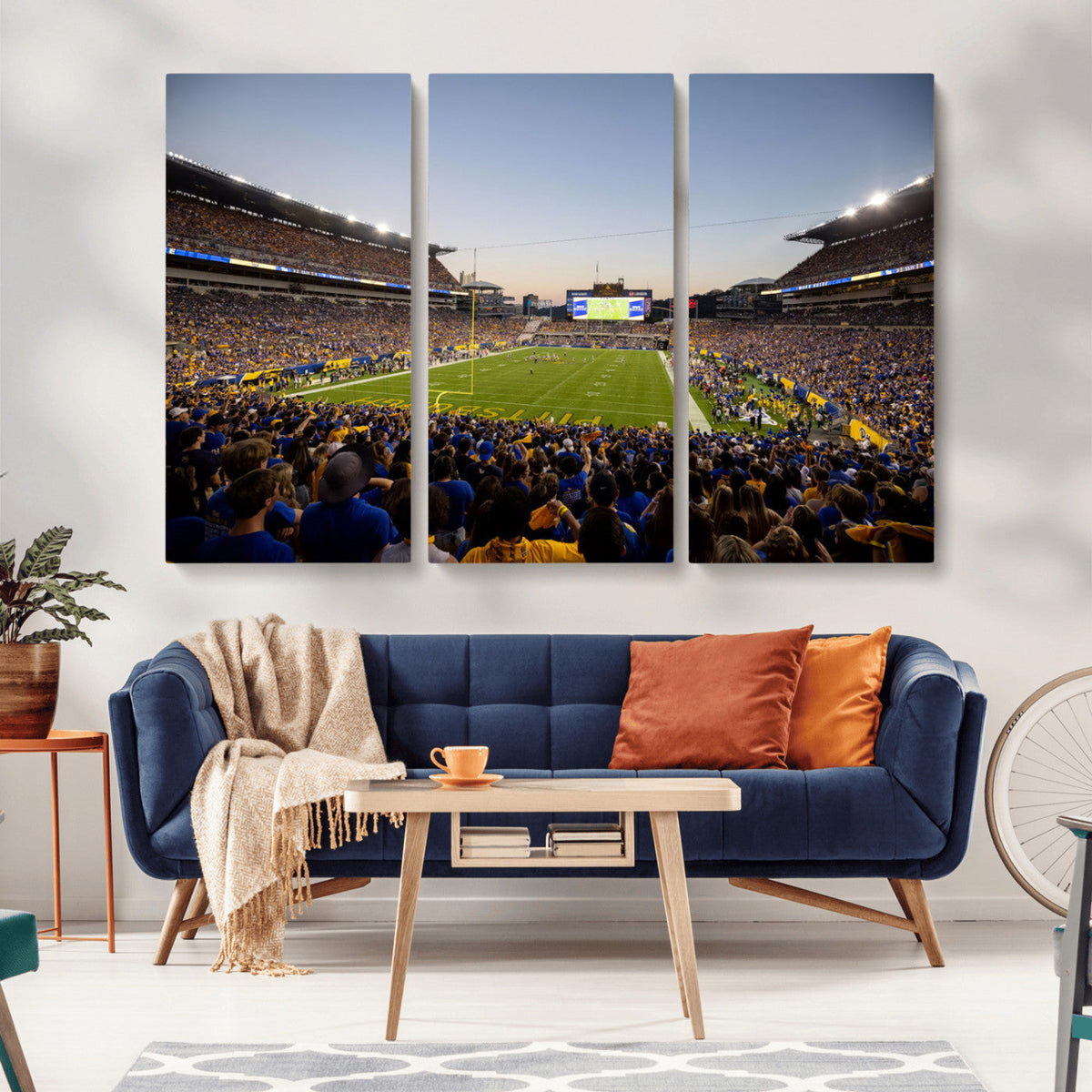 Pittsburgh Panthers Football Team Print - Pittsburgh