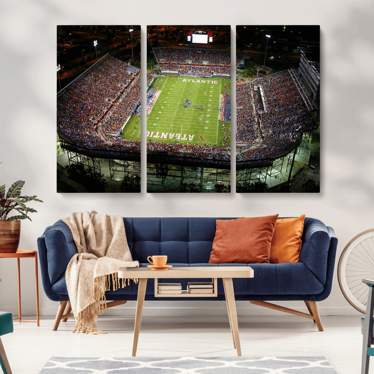 Florida Atlantic University Owls Football Team Print - Boca