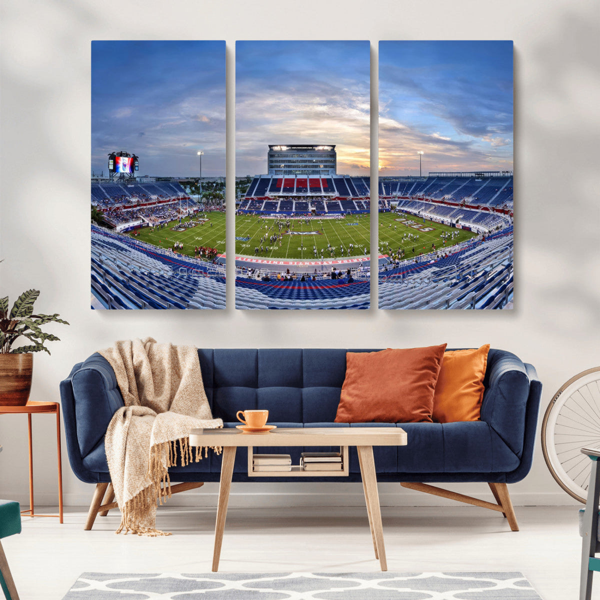 Florida Atlantic University Owls Football Team Print - Boca