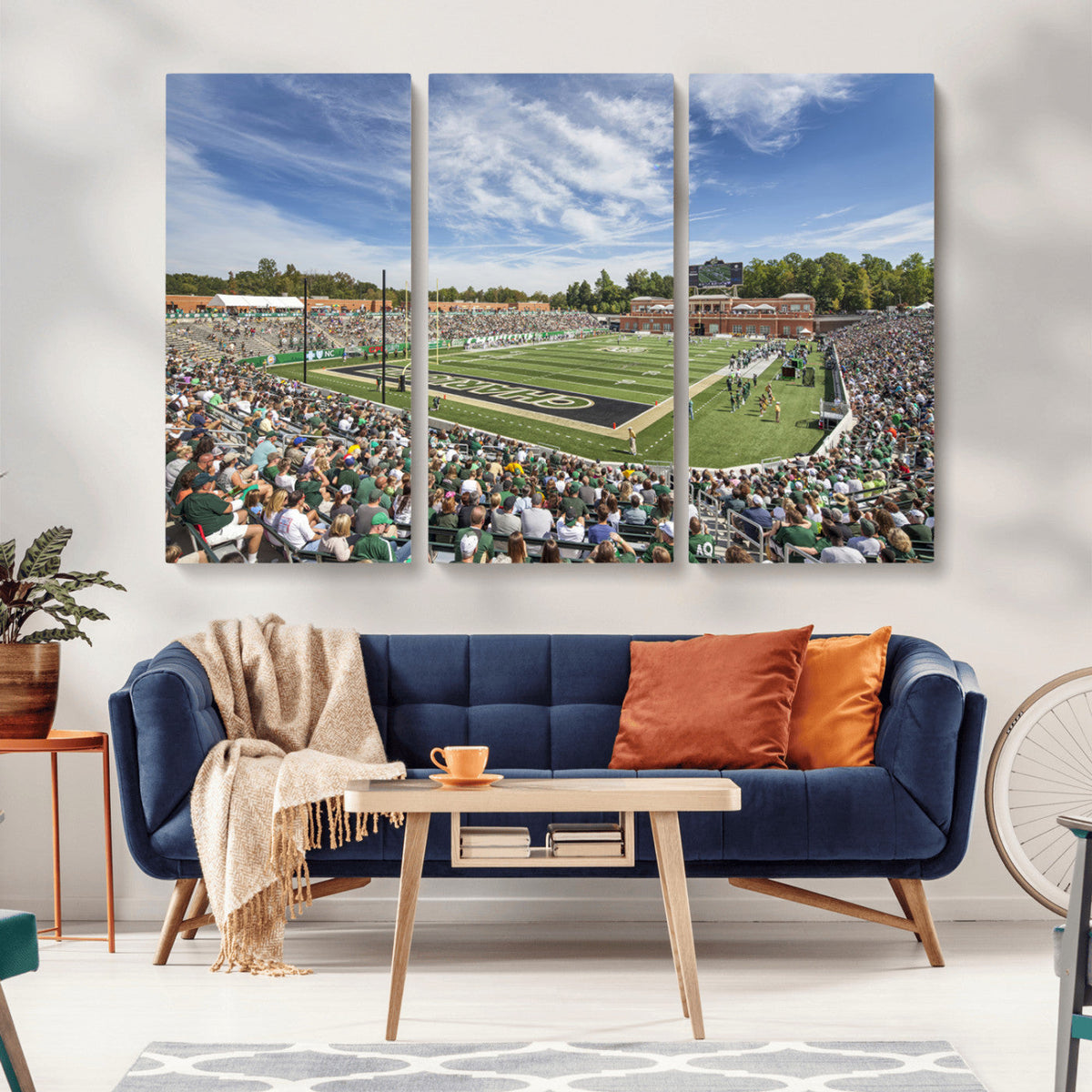 University of Charlotte 49ers Football Team Print -