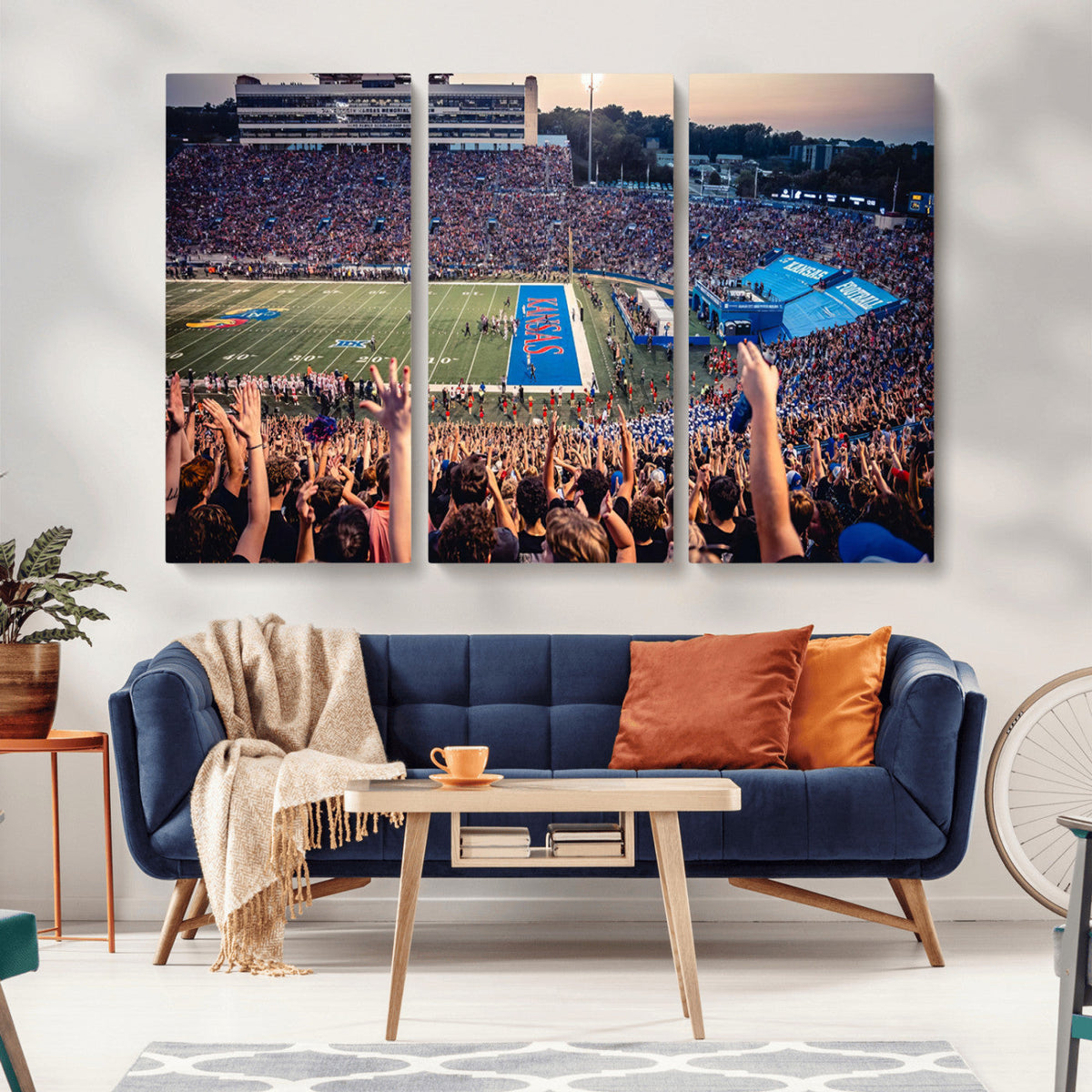 University of Kansas Jayhawks Football Team Art Print -