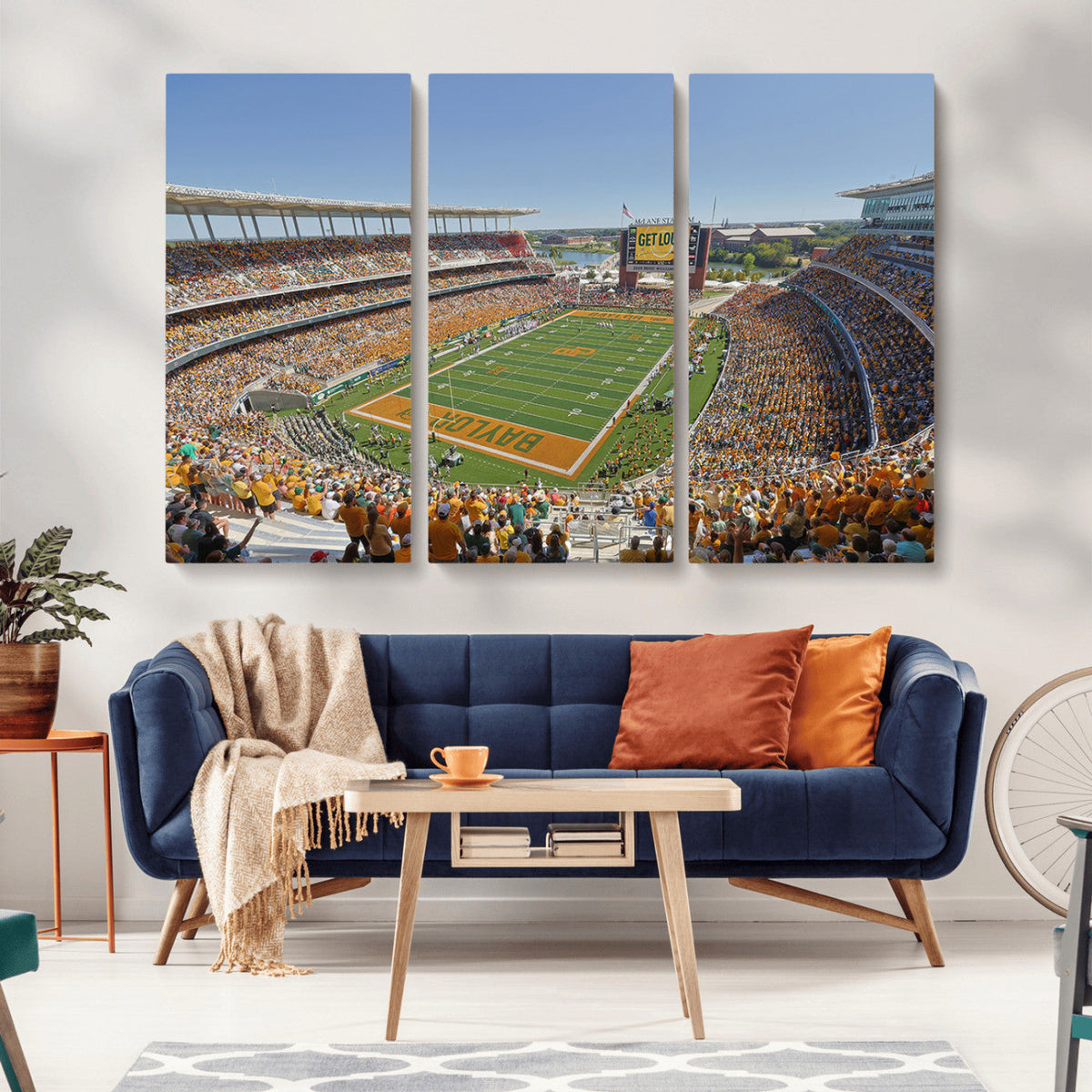 Baylor University Bears Football Team Print - Waco McLane