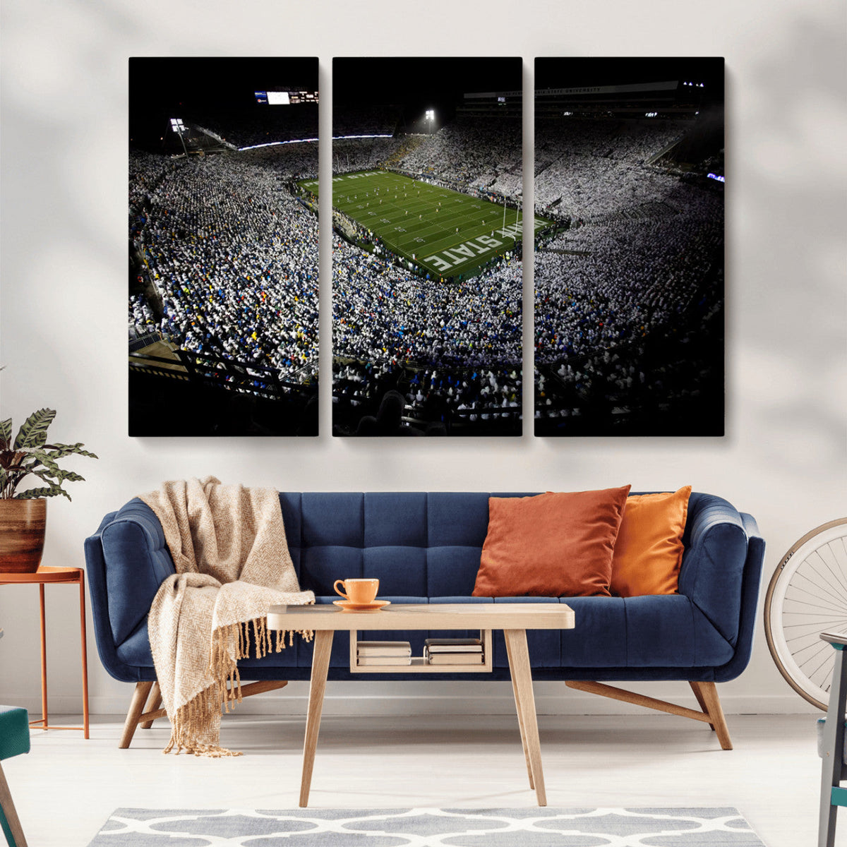 Penn State Football Stadium Wall Art - Beaver Stadium Canvas