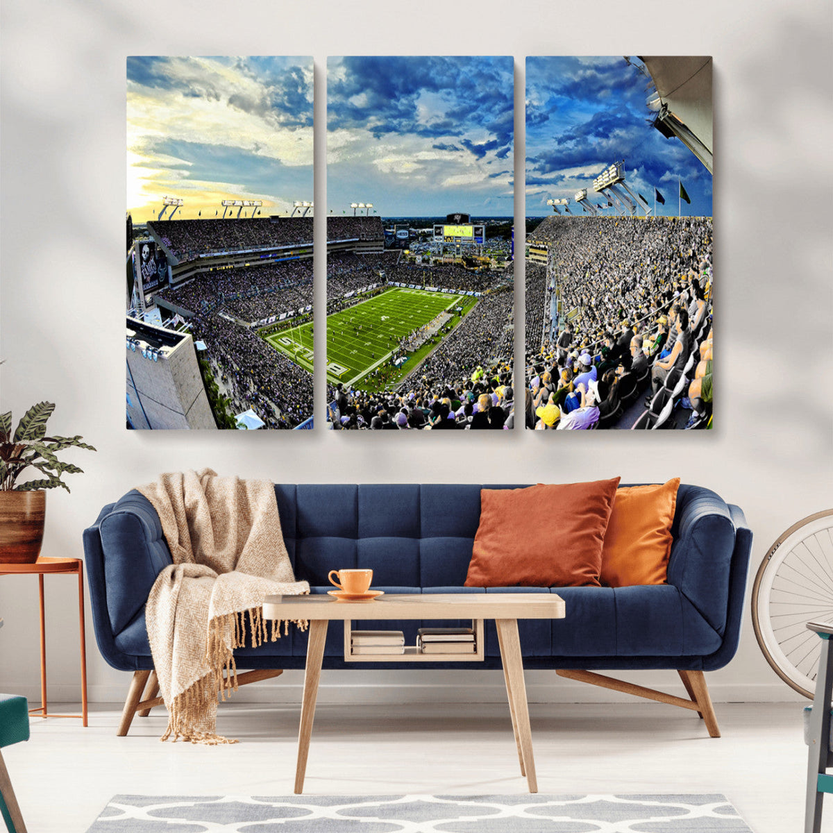 Framed USF Bulls Football Team Print - Tampa Raymond James