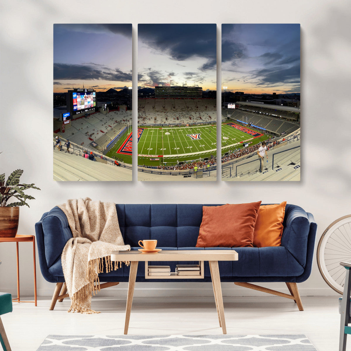 Arizona Wildcats Football Team Print - Tucson Arizona