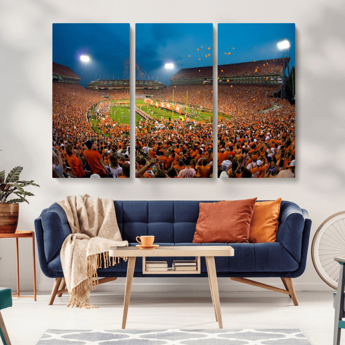 Clemson University Tigers Football Team Print - Clemson