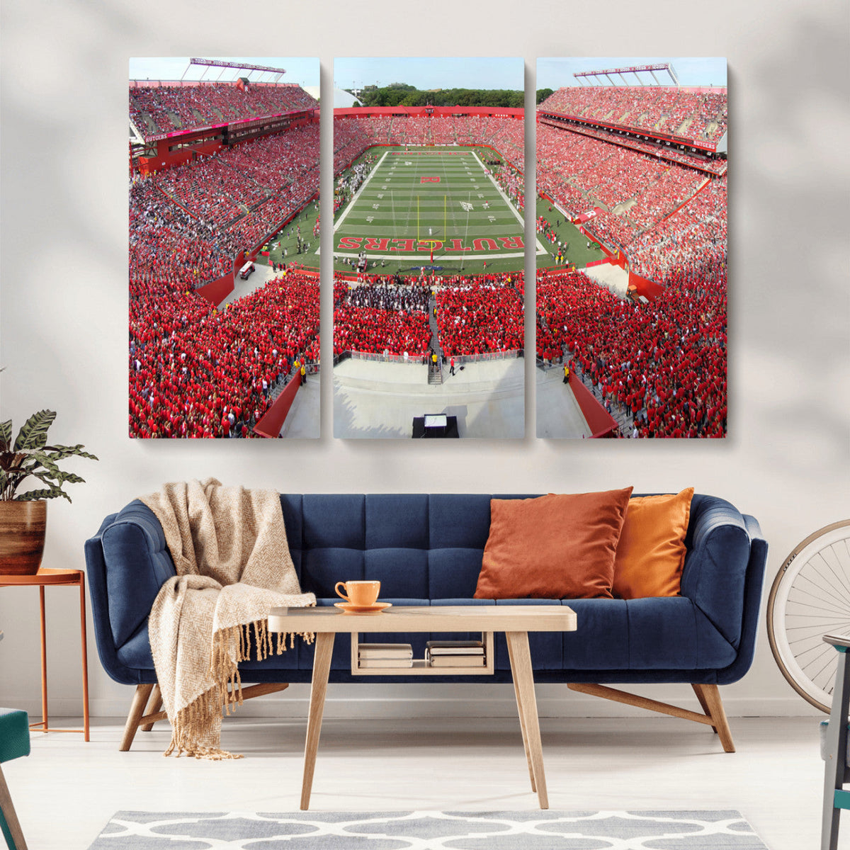 Rutgers Scarlet Knights Football Team Print - Piscataway SHI