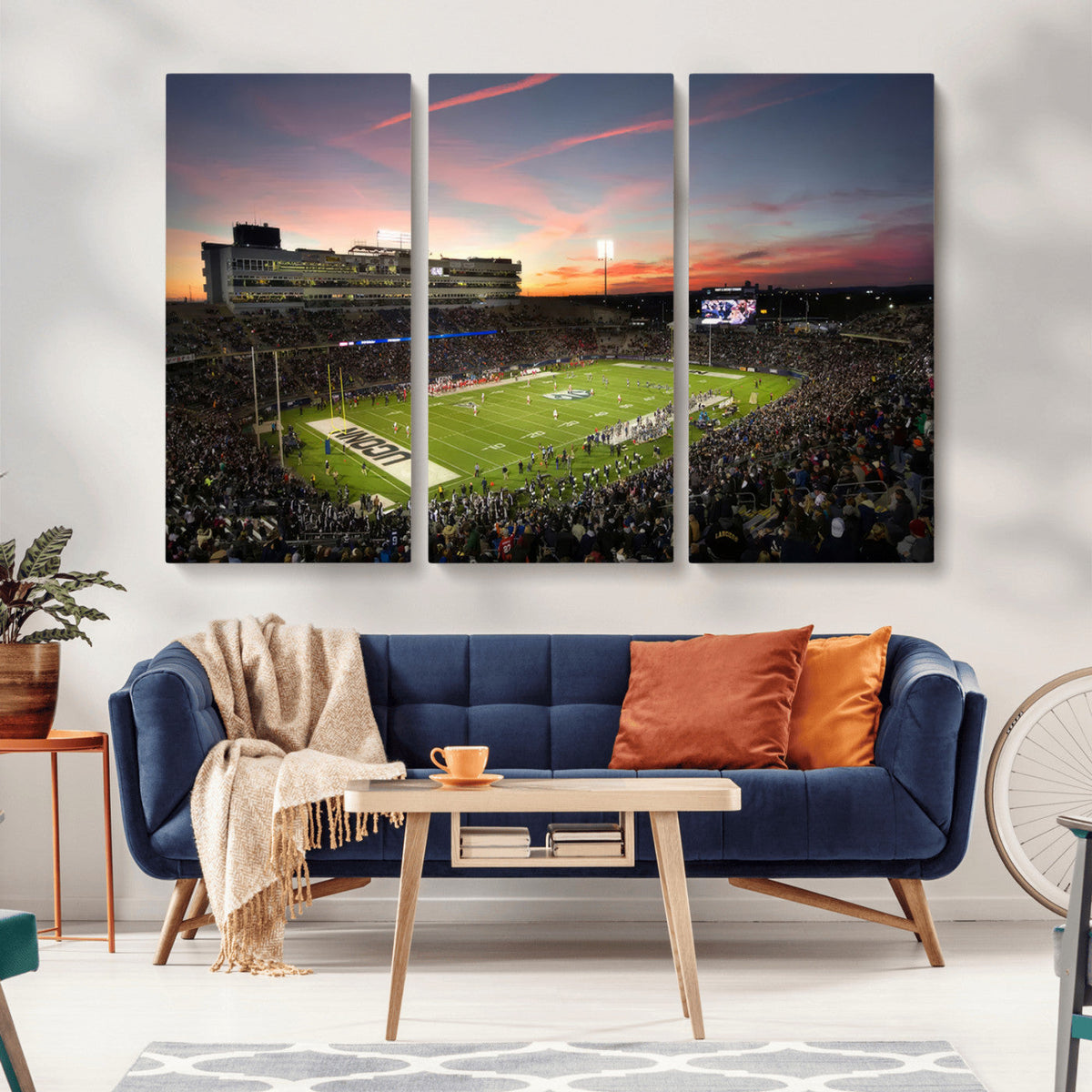 The University of Connecticut UCONN Huskies Football Team