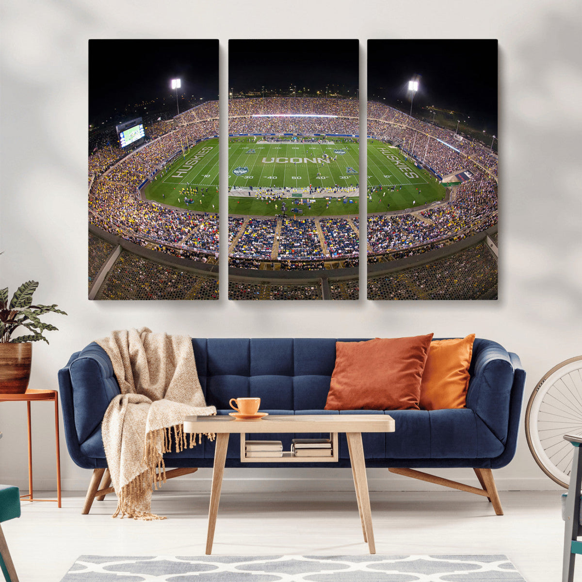 The University of Connecticut UCONN Huskies Football Team