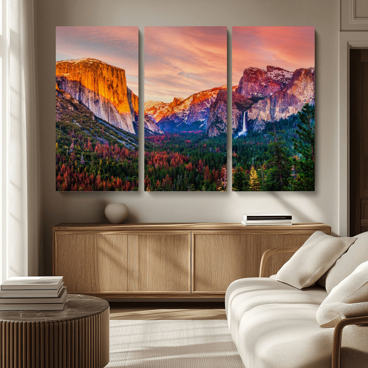 Yosemite Nal Park Wall Art Landscape Canvas Print El Capitan