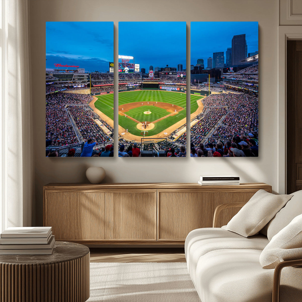 Target Field Stadium Wall Art Canvas Print – Minnesota Twins
